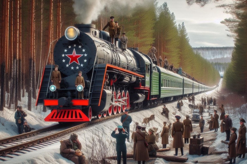 20-го апреля Красноярская железнодорожная магистраль впервые направит