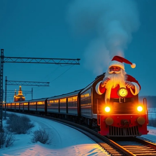 30 ноября на Восточно-Сибирскую железнодорожную линию прибывает поезд Санта Клауса.