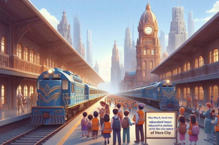 9 Мая на железнодорожных станциях городов, удостоенных звания