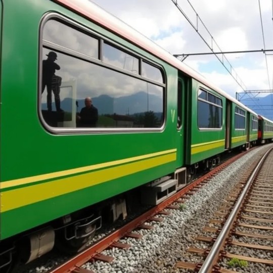 Число пассажиров горной железной дороги 