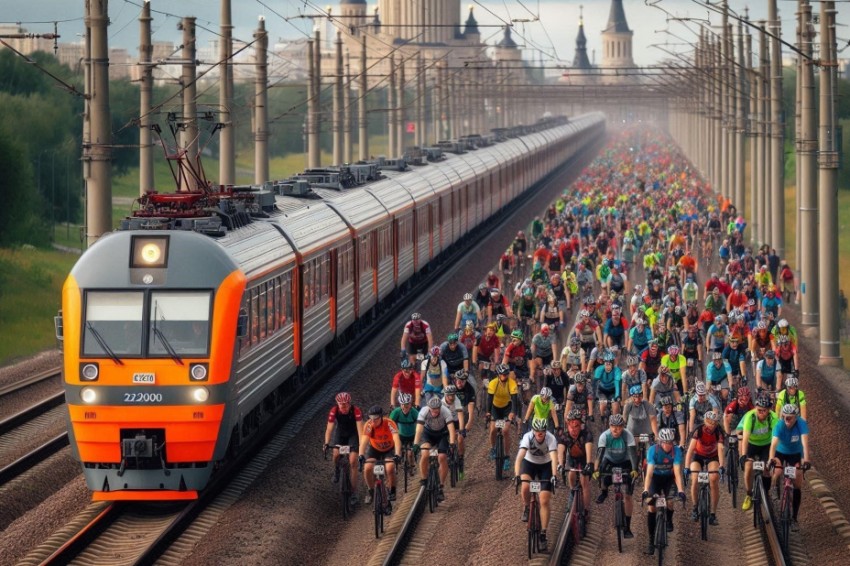 Для участников велосипедного марафона «Дорога Минина» на Горьковской железнодорожной линии назначены дополнительные поезда.