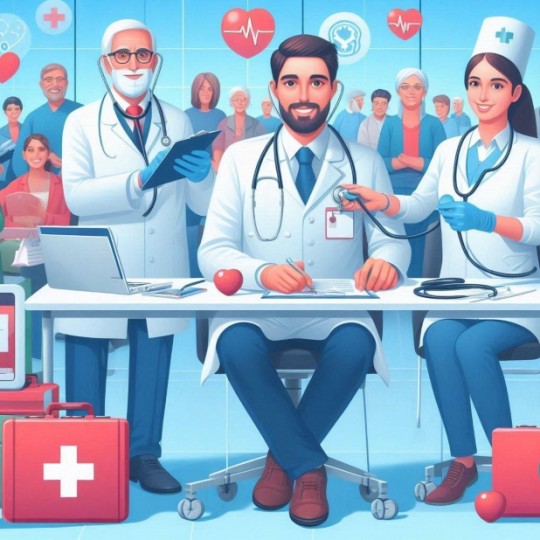 Эксперты из медицинского поезда 