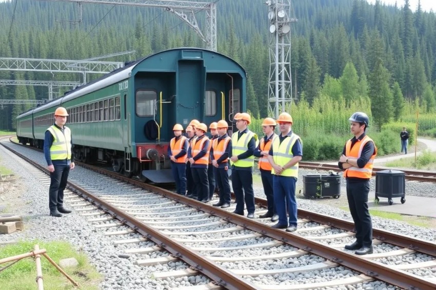 Глава Калининградской железнодорожной системы провел встречу с молодыми работниками железной дороги.