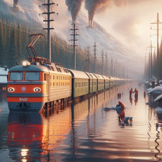 Инфраструктура Северной железнодорожной магистрали готовится к весеннему наводнению.