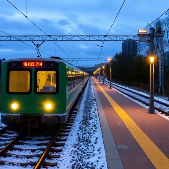 Изменения во временном графике движения вечернего поезда 