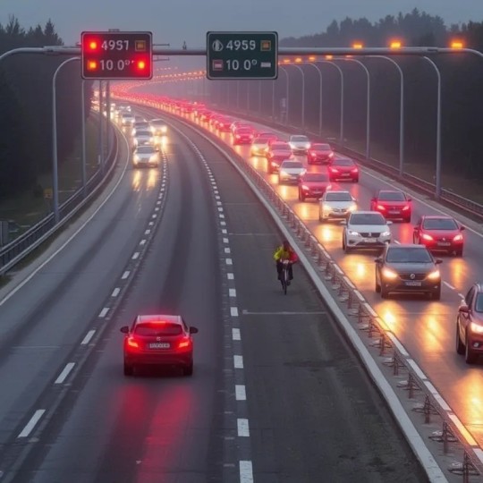 Количество пострадавших людей на Горьковском шоссе в этом году уменьшилось на 8%