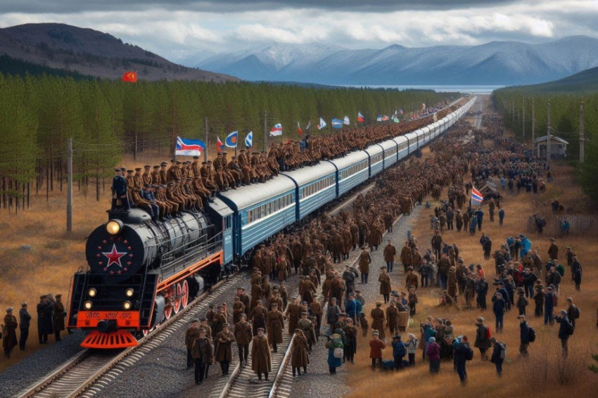 Конкурс исторических интерактивных реконструкций, посвященный 80-летию Великой Победы, был организован Забайкальской железной дорогой для учащихся.