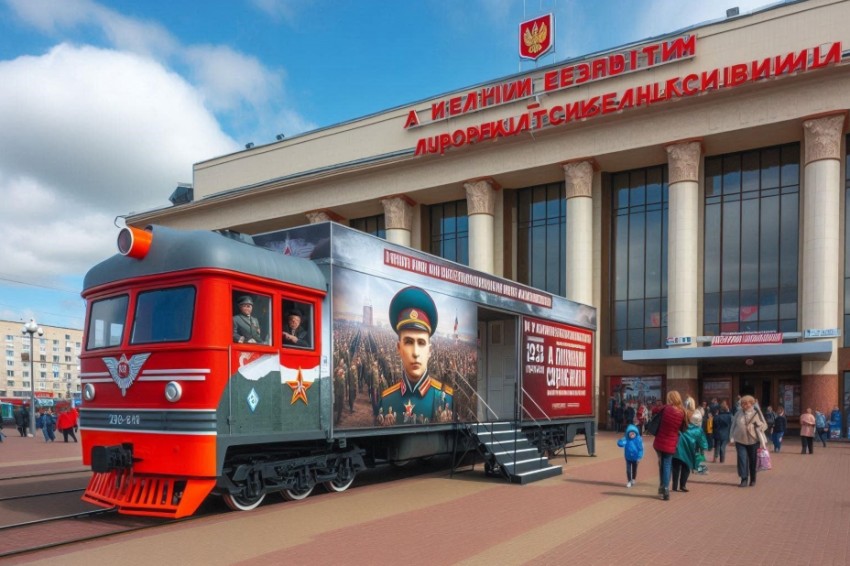 Мобильная выставка, посвященная Дню Победы, будет открыта на Южном вокзале Калининграда с 27 апреля до 1 мая 2025 года.