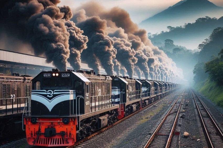 На Байкало-Амурскую магистраль доставлено 7 новых тепловозов модели 3ТЭ28.