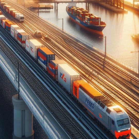 На главной артерии Калининграда начал функционировать новый сервис, предоставляющий услуги по перевозке грузов до Санкт-Петербурга с использованием железнодорожно-паромной связи.