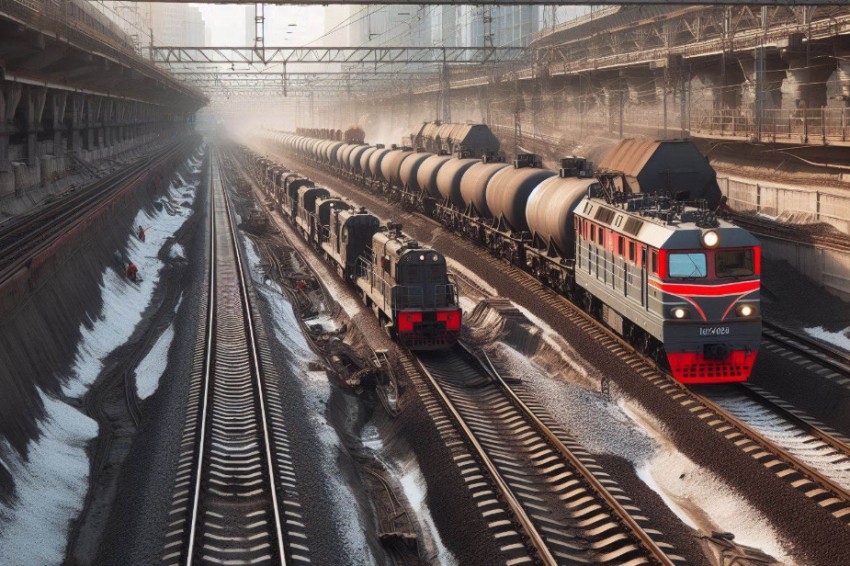 На главной дороге Москвы для обеспечения безопасности железнодорожного оборудования было создано 17 поездов, предназначенных для борьбы с эрозией.