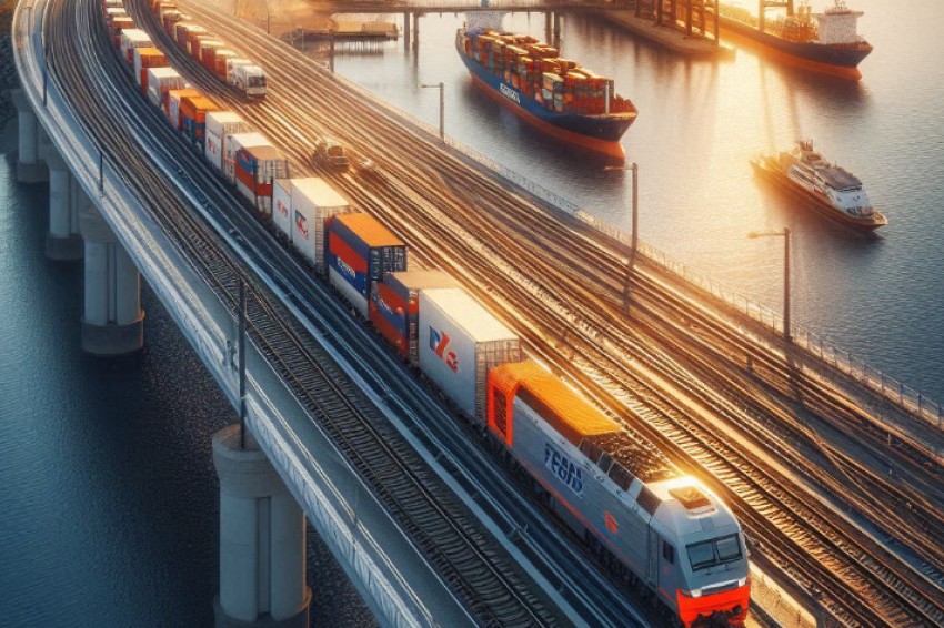 На главной артерии Калининграда начал функционировать новый сервис, предоставляющий услуги по перевозке грузов до Санкт-Петербурга с использованием железнодорожно-паромной связи.