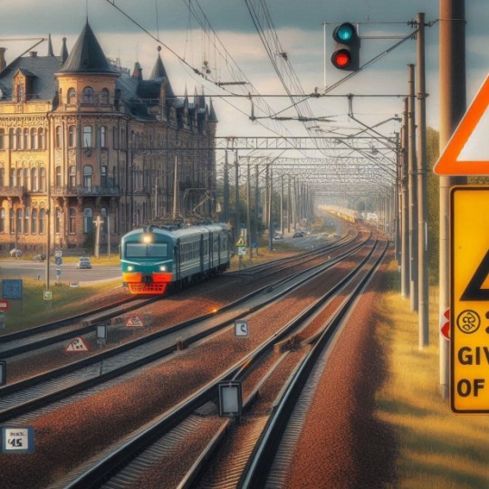 На Калининградской железнодорожной линии идет предупредительная кампания «Дай дорогу поездам!».