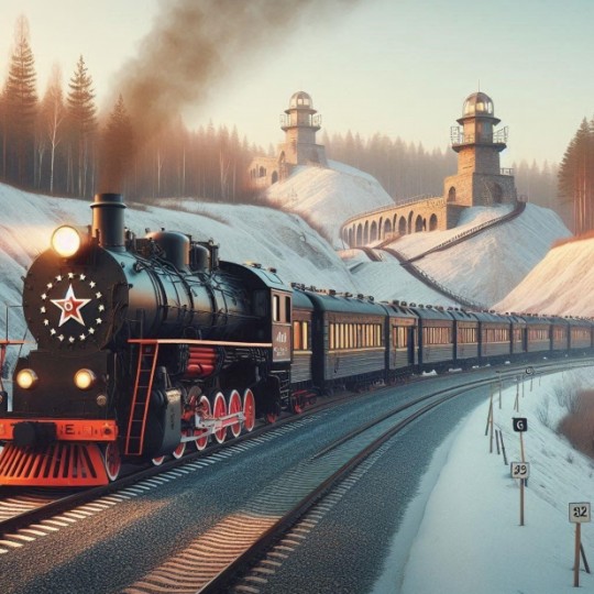 На Куйбышевской железнодорожной линии в путь движения ретропоезда 