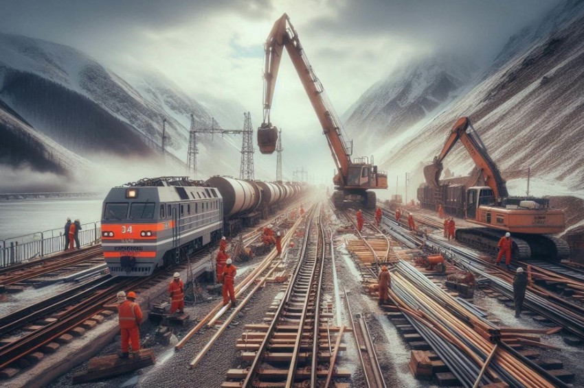 На шести участках Красноярской железнодорожной линии на Транссибирской магистрали стартовали обширные работы по основательному восстановлению путей.