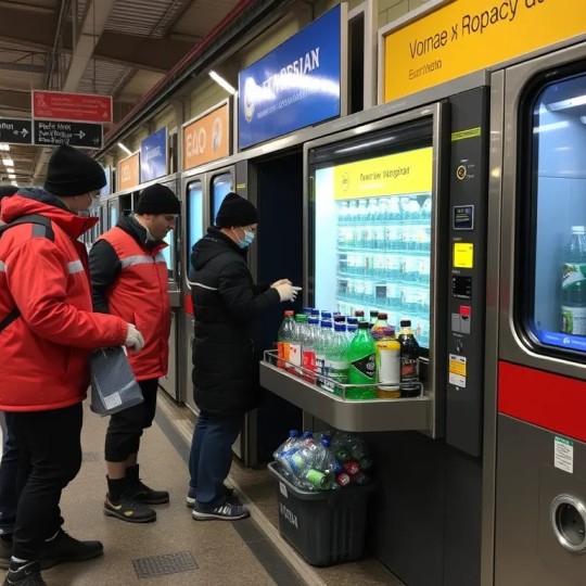 На станциях Восточно-Сибирской железнодорожной сети через терминальные устройства было собрано около 48 тысяч бутылок и консервных банок.