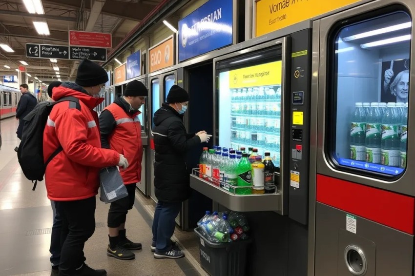 На станциях Восточно-Сибирской железнодорожной сети через терминальные устройства было собрано около 48 тысяч бутылок и консервных банок.