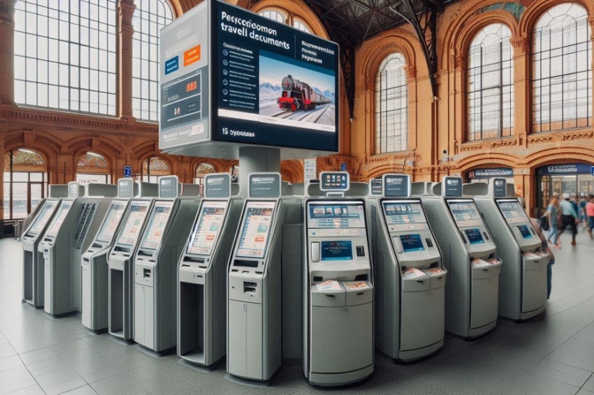 На станциях Горьковской железнодорожной линии установлены современные киоски для приобретения проездных документов.