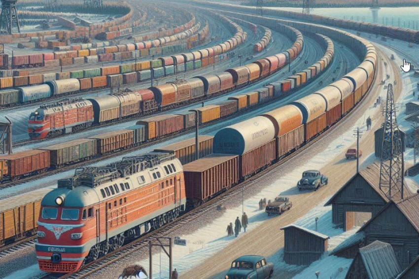 На Свердловской железной дороге в первом квартале 2025 года было перевезено 30,7 миллионов тонн груза.