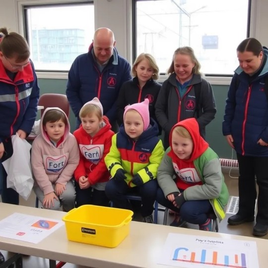 На вокзале Чебоксар прошло мероприятие под названием «Безопасная железная дорога для детей»