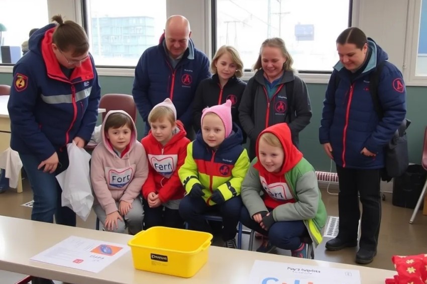 На вокзале Чебоксар прошло мероприятие под названием «Безопасная железная дорога для детей»