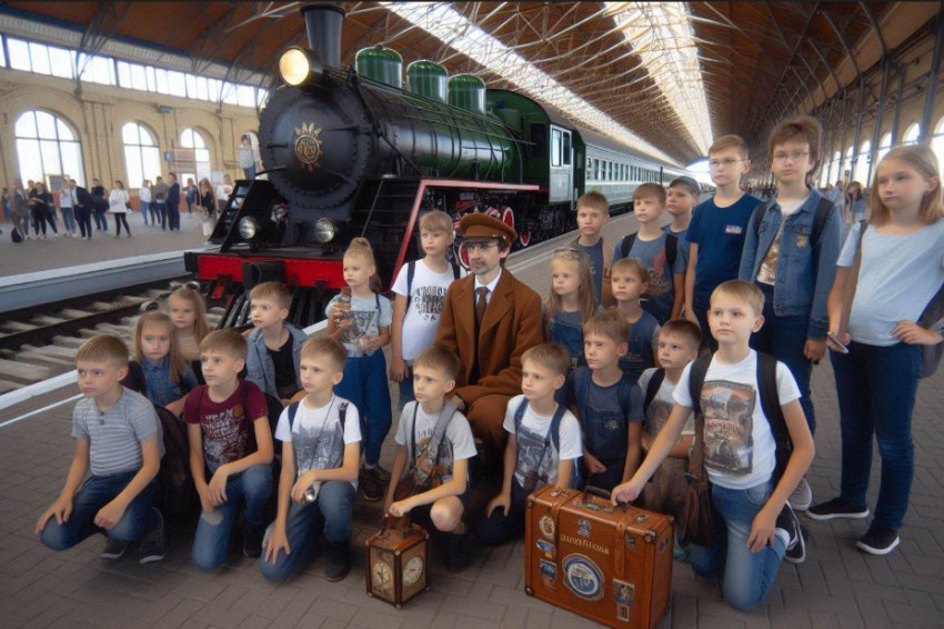 На вокзале Казани были организованы квест-туры для малышей