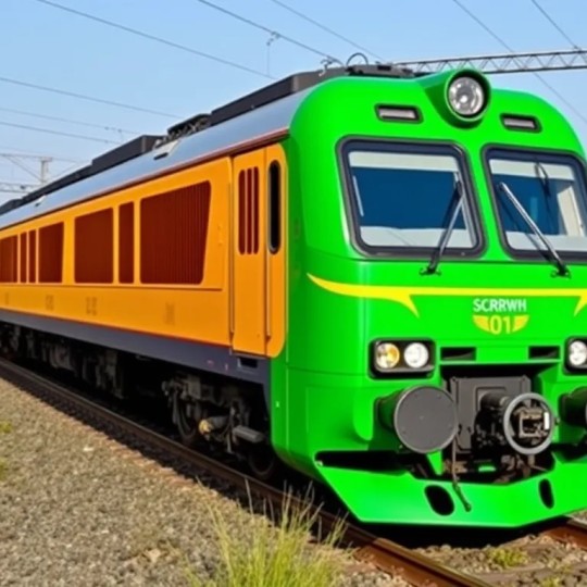 На Южно-Восточную железнодорожную линию было доставлено 5 свежих локомотивов модели ТЭМ18ДМ.