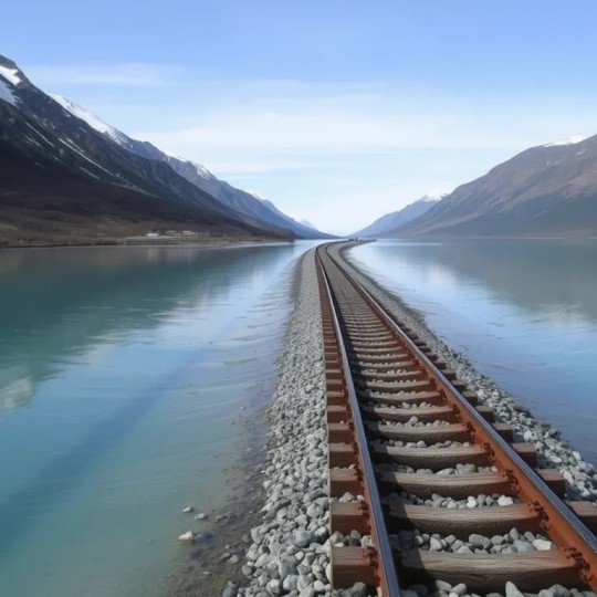 На Железнодорожной линии Кругобайкальского участка провели уборку дна озера Байкал от сетей, оставленных рыбаками.