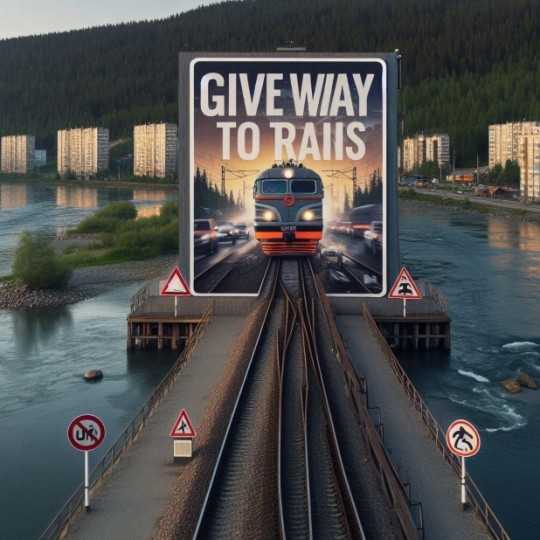 На железнодорожной линии Куйбышева началась кампания «Дай путь поездам!»