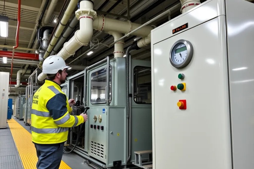 На железнодорожной станции Екатеринбург функционирует новейшая система контроля и корректировки температуры воздуха.