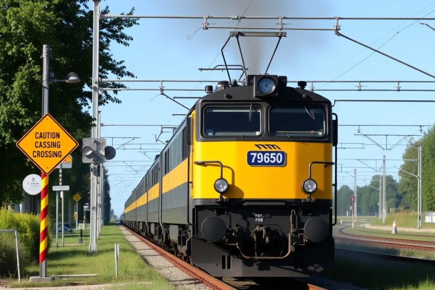 На железнодорожной линии в Калининграде идет кампания «Осторожно, переезд!»