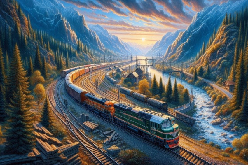 На железнодорожной линии Красноярска идет кампания «Железная дорога: твой надежный маршрут»