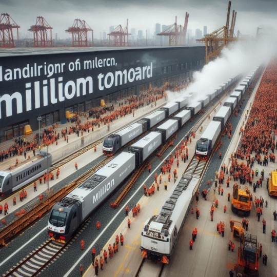 Обработка миллионного контейнера произошла на терминале 