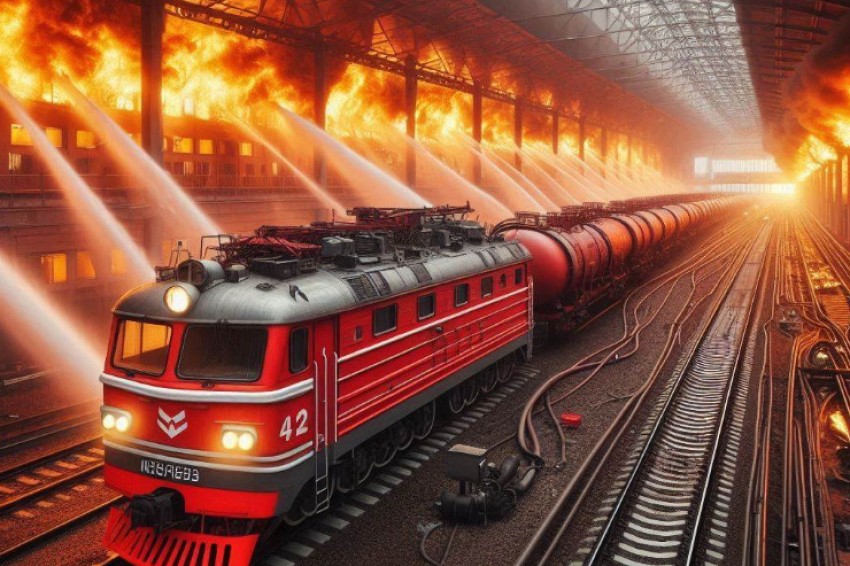 Огнеборцы на колесах Московской железнодорожной сети подготовлены к функционированию в летний сезон 2025 года.