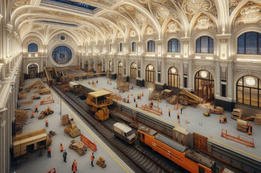 Основной этап ремонтных работ на станции Сковородино успешно завершен.