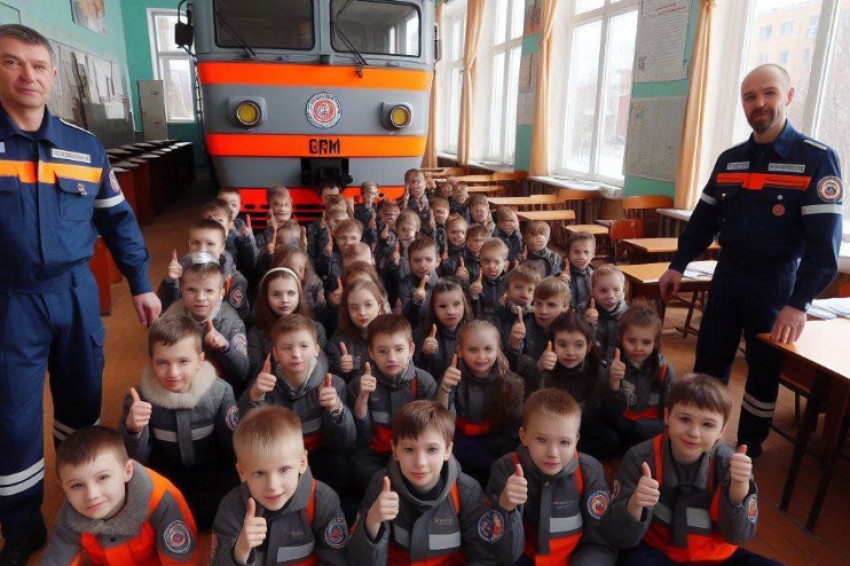 Персонал Восточно-Сибирской железной дороги организовал учебные занятия по безопасности для учащихся Бурятии.