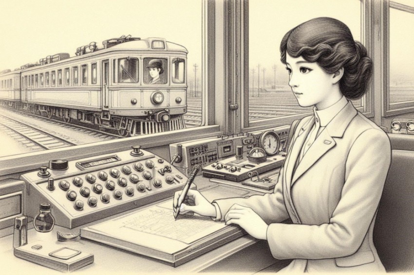 Первая женщина, занявшая должность помощника водителя электропоезда, приступила к своим обязанностям в депо Горький-Московский.