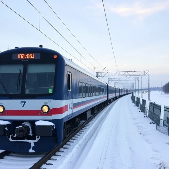 Первый в этом году поезд по логистическому пути 