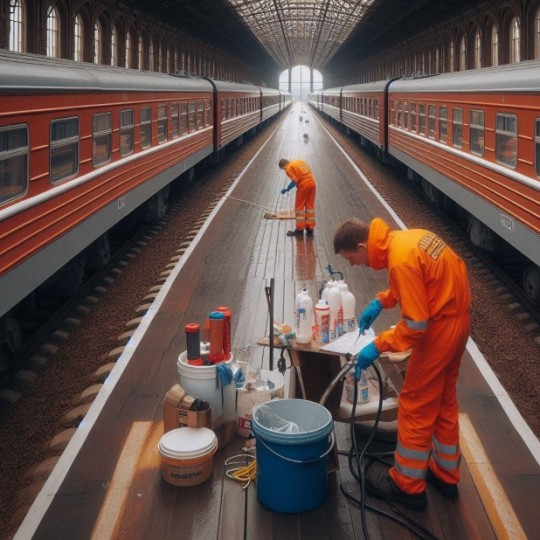 Подготовка пригородных поездов к летнему периоду на Южно-Уральской железной дороге.