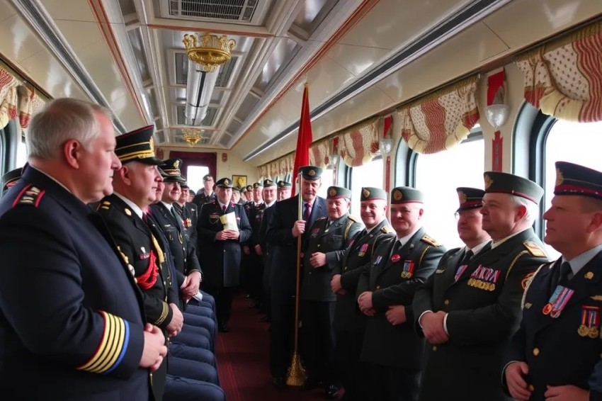 Празднование лидеров и ветеранов было организовано на Забайкальской железнодорожной линии в честь 125-летнего юбилея Читинского локомотивного депо.