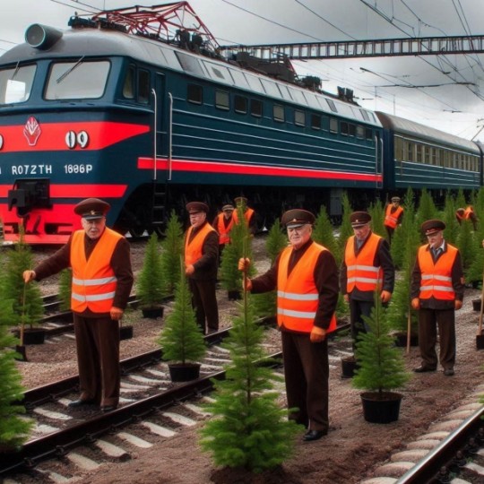 Примерно 15 тысяч деревьев были посажены работниками железной дороги из Кирова во время проведения инициативы 