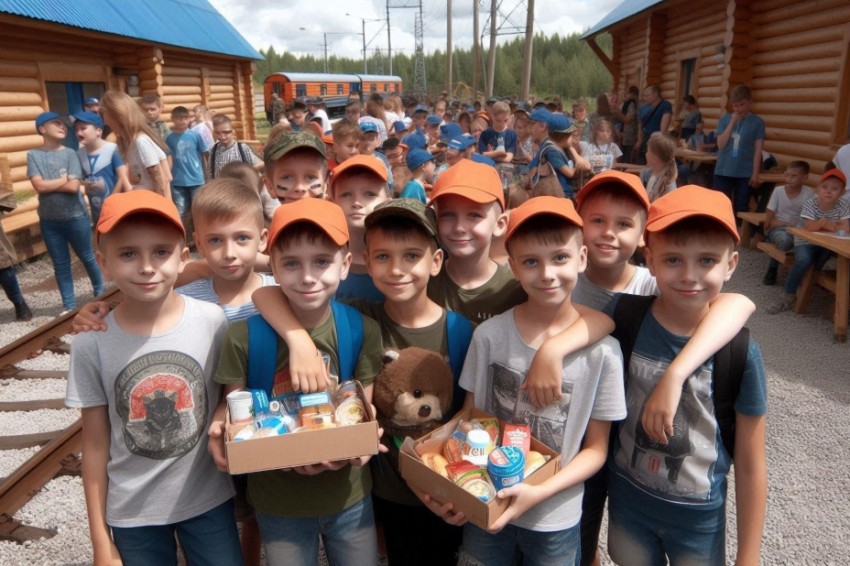 Примерно 600 детей провели отпуск в первую смену в детских лагерях Горьковской железнодорожной линии.