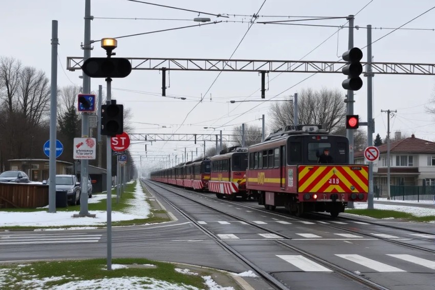 Произошло сокращение на 9% случаев нарушения правил дорожного движения на переездах Горьковской железной дороги за период с января по июль 2025 года.