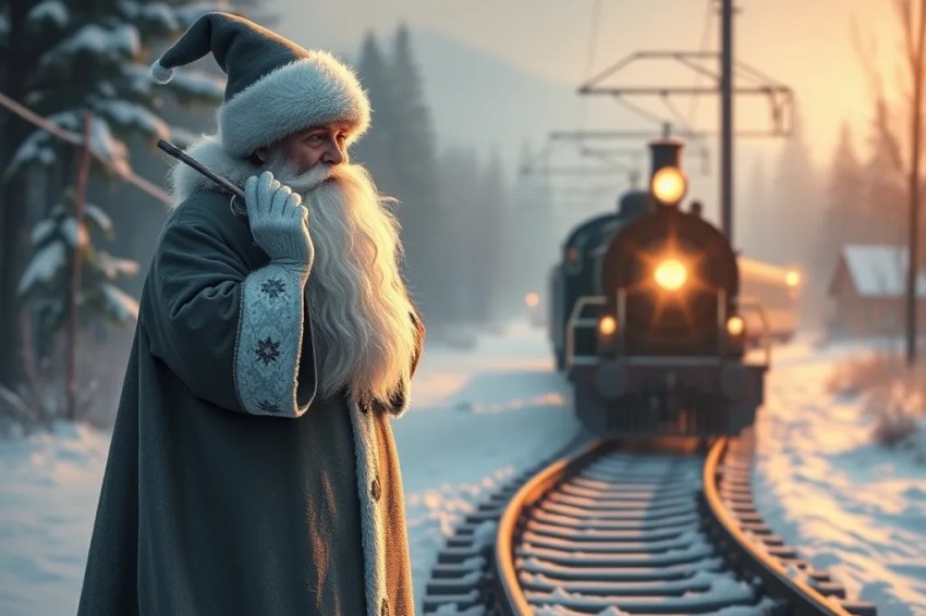 Путешествие Деда Мороза охватит 10 населенных пунктов в рамках Дальневосточной железнодорожной линии.