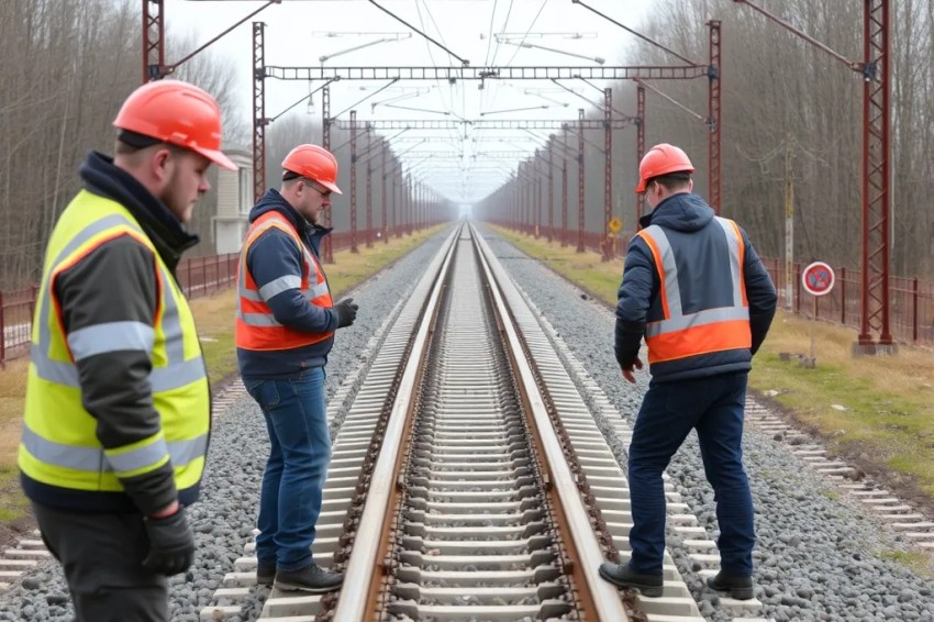 Работники железной дороги успешно завершили ремонтные работы на второй линии участка Малоархангельск – Глазуновка в Орловской области.