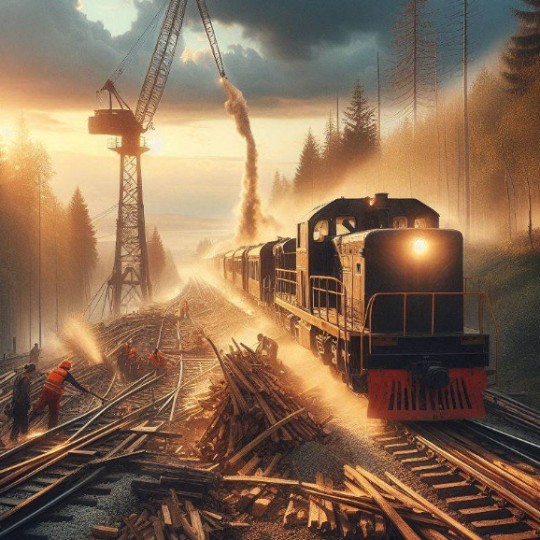 Работы по основному ремонту пути начались на Северной железнодорожной линии.