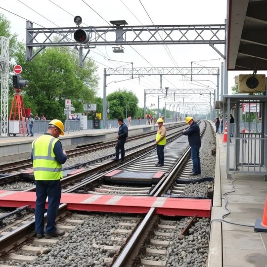Российские железные дороги приступили к тестированию стрелочного переключения для начального этапа высокоскоростной магистрали Москва – Санкт-Петербург.