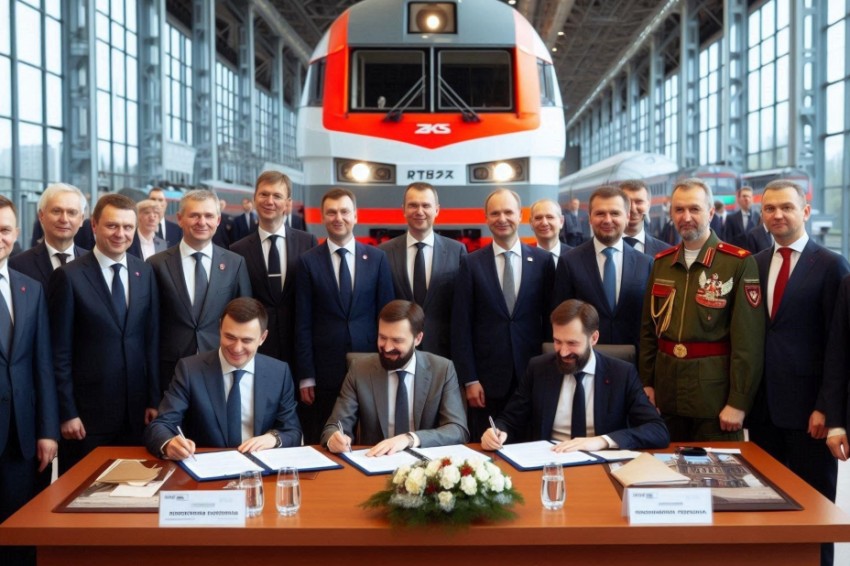 Российские железные дороги и Новгородский регион подписали договор о взаимной работе и партнерстве.