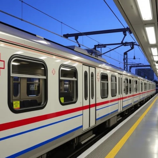 Руководитель Красноярского региона и главный медицинский специалист ОАО «РЖД» осмотрели медицинский поезд «Святитель Лука».