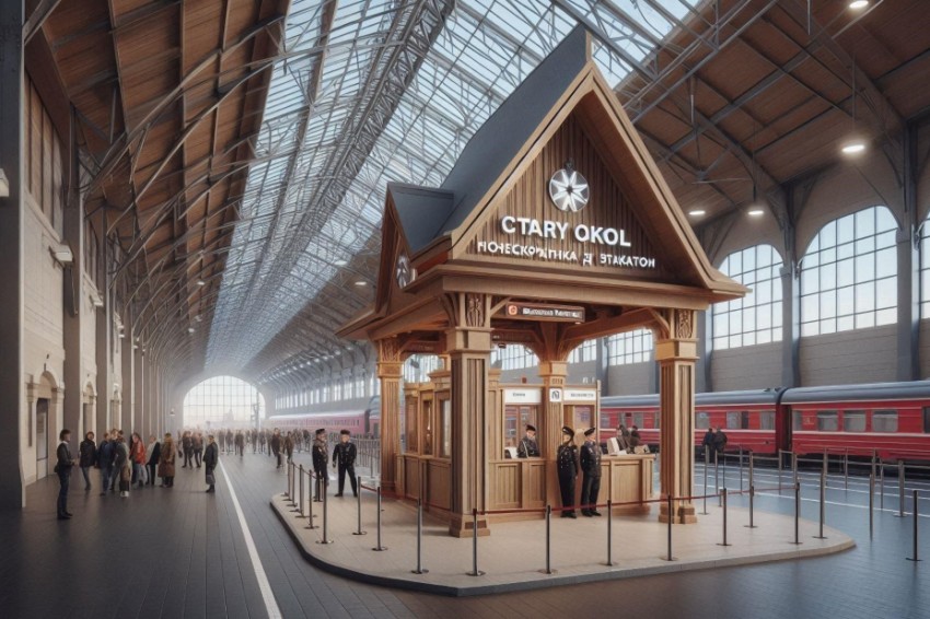 С 10 мая на железнодорожной станции Старый Оскол начнут функционировать пункты проверки в форме павильонов.